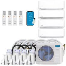Load image into Gallery viewer, MRCOOL DIY 5th Gen Multi-Zone 4-Zone 36,000 BTU 23 SEER2 (9K + 9K + 12K + 12K) Ductless Mini-Split Air Conditioner and Heat Pump
