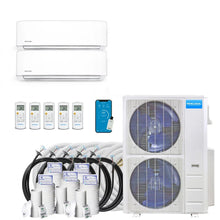 Load image into Gallery viewer, MRCOOL DIY 5th Gen Multi-Zone 2-Zone 48,000 BTU 22 SEER2 (9K + 36K) Ductless Mini-Split Air Conditioner and Heat Pump