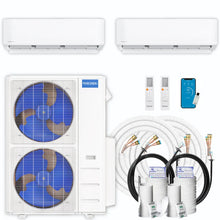 Load image into Gallery viewer, MRCOOL DIY 5th Gen Multi-Zone 2-Zone 48,000 BTU 22 SEER2 (9K + 36K) Ductless Mini-Split Air Conditioner and Heat Pump