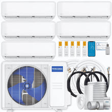 Load image into Gallery viewer, MRCOOL DIY 5th Gen Multi-Zone 5-Zone 36,000 BTU 23 SEER2 (6K + 6K + 9K + 9K + 9K) Ductless Mini-Split Air Conditioner and Heat Pump
