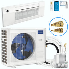 Load image into Gallery viewer, MRCOOL DIY 18K 18,000 BTU Ceiling Cassette Mini Split 5th Gen Air Conditioner and Heat Pump with 25 Ft Install Kit - 22.5 SEER2
