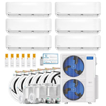 Load image into Gallery viewer, MRCOOL DIY 5th Gen Multi-Zone 6-Zone 48,000 BTU 22 SEER2 (6K + 6K + 9K + 9K + 9K + 9K) Ductless Mini-Split Air Conditioner and Heat Pump
