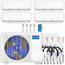 Load image into Gallery viewer, MRCOOL DIY 5th Gen Multi-Zone 4-Zone 36,000 BTU 23 SEER2 (9K + 9K + 12K + 12K) Ductless Mini-Split Air Conditioner and Heat Pump
