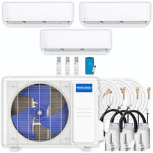 Load image into Gallery viewer, MRCOOL DIY 5th Gen Multi-Zone 3-Zone 18,000 BTU 24 SEER2 (6K + 9K + 9K) Ductless Mini-Split Air Conditioner and Heat Pump
