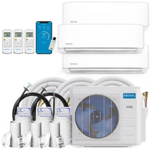 Load image into Gallery viewer, MRCOOL DIY 5th Gen Multi-Zone 3-Zone 18,000 BTU 24 SEER2 (6K + 9K + 9K) Ductless Mini-Split Air Conditioner and Heat Pump
