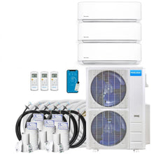 Load image into Gallery viewer, MRCOOL DIY 5th Gen Multi-Zone 3-Zone 48,000 BTU 22 SEER2 (6K + 9K + 9K) Ductless Mini-Split Air Conditioner and Heat Pump
