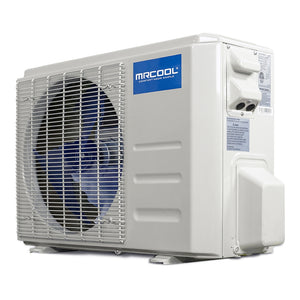 9k BTU 20.8 SEER2 MRCOOL Advantage Ductless Heat Pump Condenser with 16 ft Install Kit - 230v