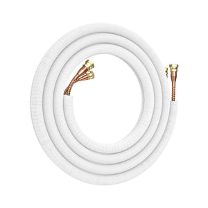 1/4" x 1/2" MRCOOL DIY Ductless Split System Line Set with Control Wire - 50 Feet - R454B