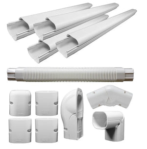 Pioneer Decorative PVC Line Cover Kit for Mini Split Air Conditioners & Heat Pumps
