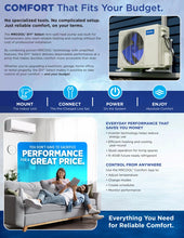 Load image into Gallery viewer, MRCOOL DIY Select 18K 18,000 BTU 17.3 SEER2 Single Zone Mini Split System with 11.5 ft. DIY Line Set - R454B - 230V
