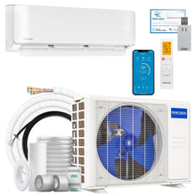 Load image into Gallery viewer, 9k BTU 23.6 SEER2 MRCOOL DIY Ductless Heat Pump Split System 5th Generation - with 25 ft Line Set &amp; 1 Year Labor Warranty
