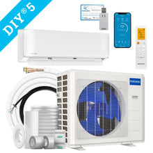 Load image into Gallery viewer, 24k BTU 22.7 SEER2 MRCOOL DIY Ductless Heat Pump Split System 5th Generation - with 25 ft Line Set &amp; 1 Year Labor Warranty
