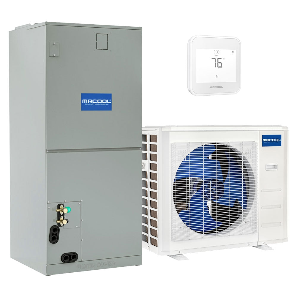 2.5 Ton 16.8 SEER2 MRCOOL Hyper Heat Central Ducted Heat Pump Split System 2nd Generation - Multiposition - R454B