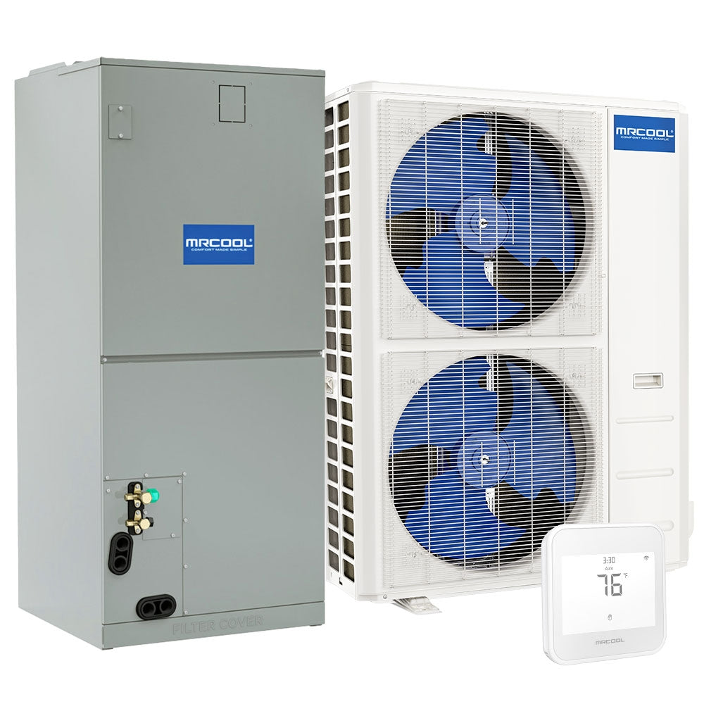 5 Ton 16 SEER2 MRCOOL Hyper Heat Central Ducted Heat Pump Split System 2nd Generation - Multiposition - R454B