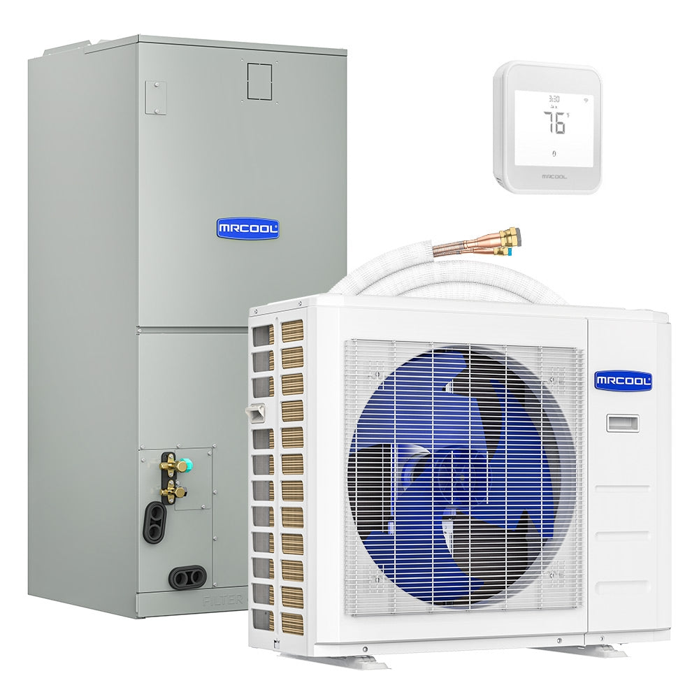 2.5 Ton 17 SEER2 MRCOOL VersaPro Central Heat Pump Split System - Multiposition - R454B