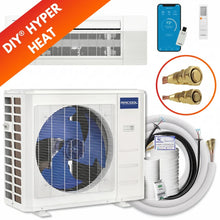 Load image into Gallery viewer, MRCOOL DIY 12,000 BTU 23.5 SEER2 5th Gen Hyper Heat Single Zone Mini Split Ceiling Cassette System - 230V
