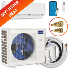 Load image into Gallery viewer, MRCOOL DIY 12,000 BTU 23.5 SEER2 5th Gen Hyper Heat Single Zone Mini Split System - 230V
